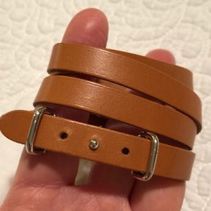 Hermès leather wrap bracelet